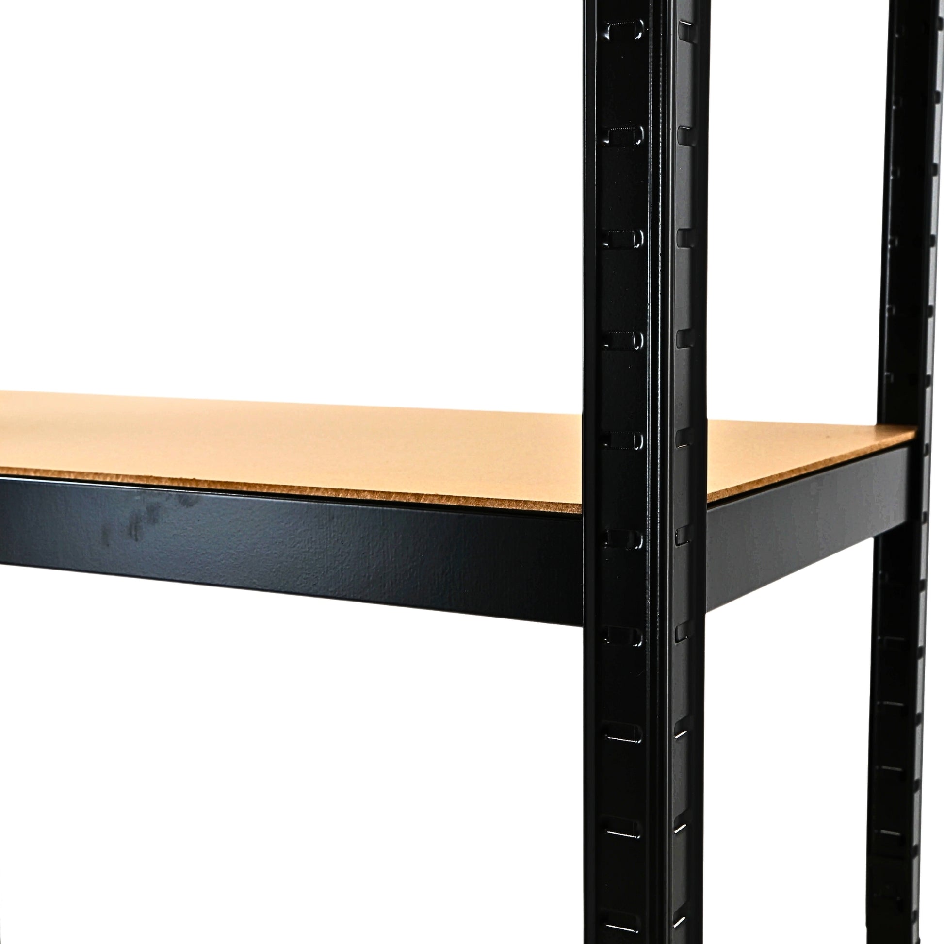 ETAGERE METAL CHARGES LOURDES DOUBLE MODULABLE L210xP40xH150 CM NOIR (2)