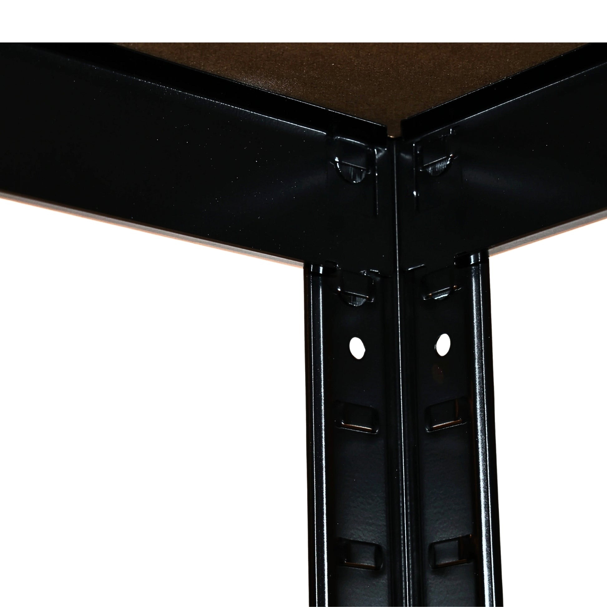 ETAGERE METAL CHARGES LOURDES DOUBLE MODULABLE L210xP40xH150 CM NOIR (3)