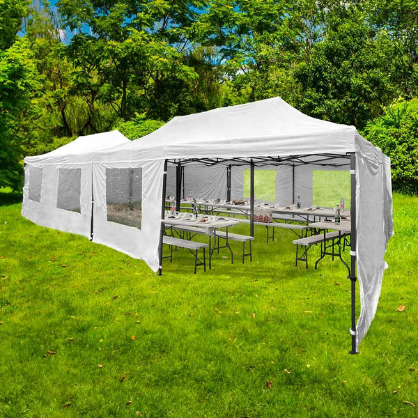 TENTE PLIANTE PRO 3 X 6 M BLANCHE (2)