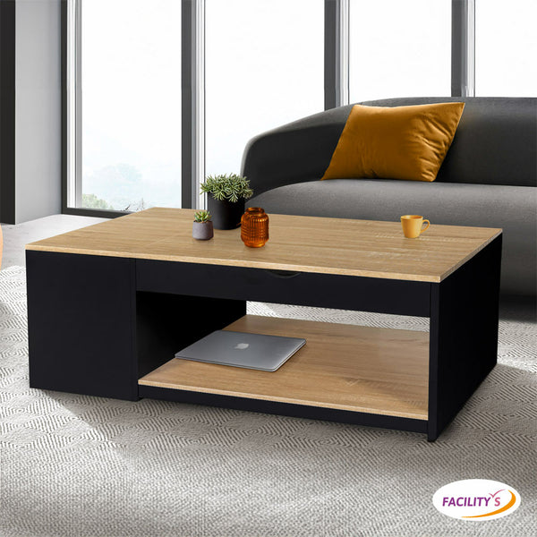 TABLE BASSE PLATEAU RELEVABLE AVEC COFFRE (4)