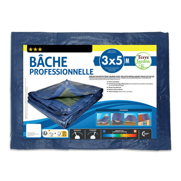 BÂCHE PROFESSIONNELLE (4) & BÂCHE PROFESSIONNELLE 3 X 5 M (1)