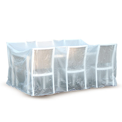 HOUSSE DE TABLE RECTANGLE BLANCHE