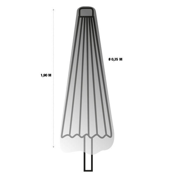 HOUSSE PARASOL PVC VERT (3)