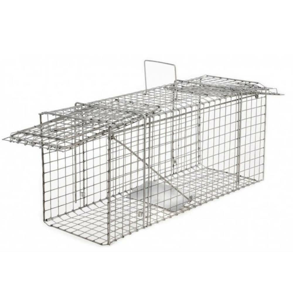 CAGE NUISIBLES DOUBLE ENTRÉE 33 CM