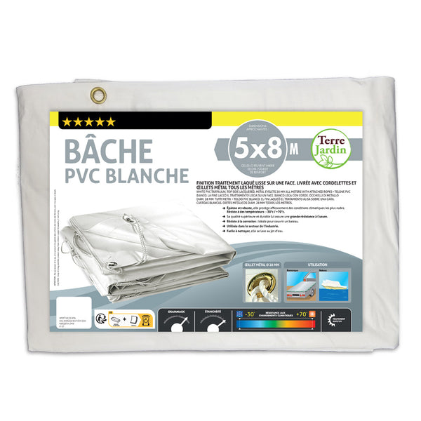 BÂCHE PVC LUXE (4) & BÂCHE PVC LUXE 5 X 8 M (1)