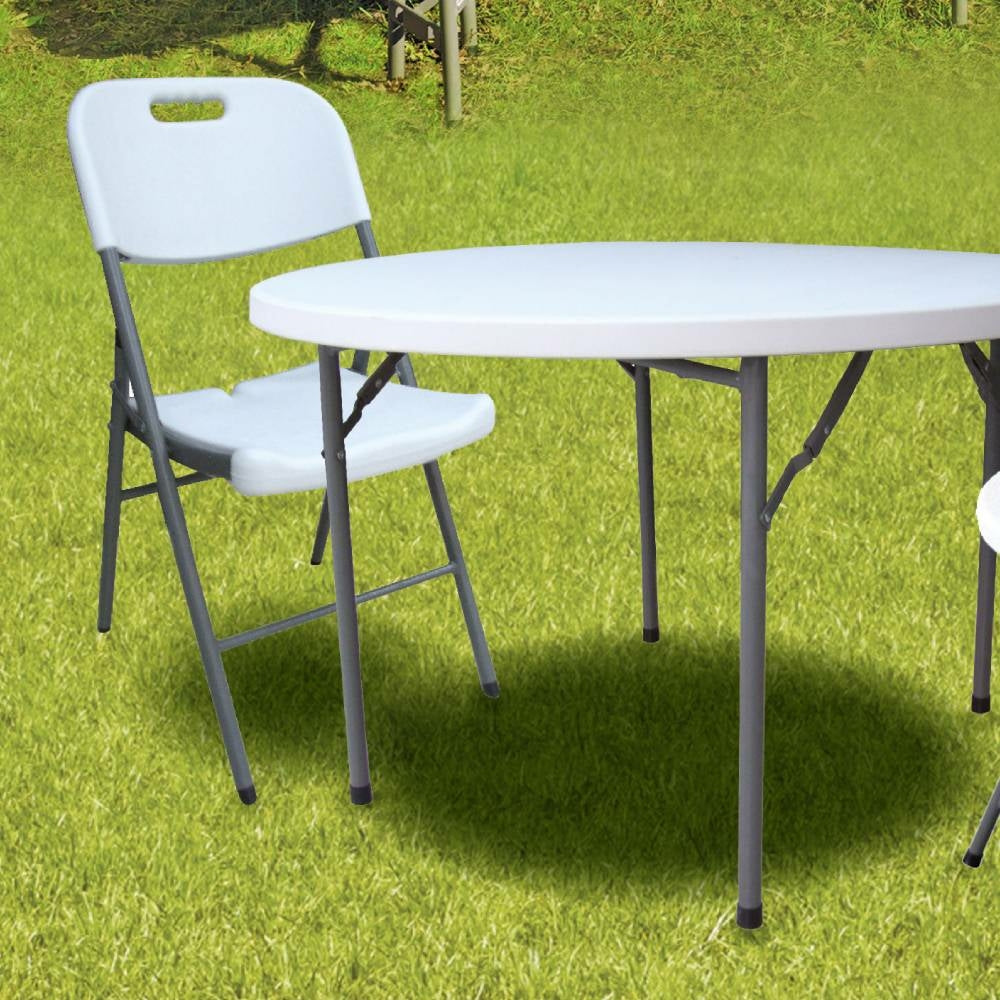 CHAISE DE JARDIN PLIABLE BLANC (3)