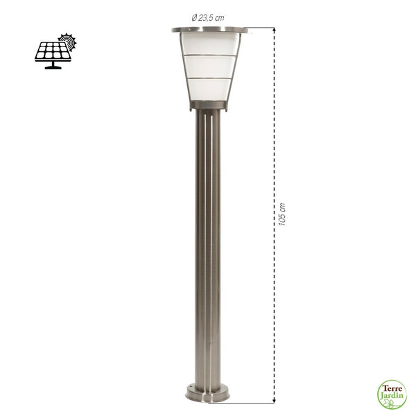 LAMPE SOLAIRE INOX 105 CM (1)