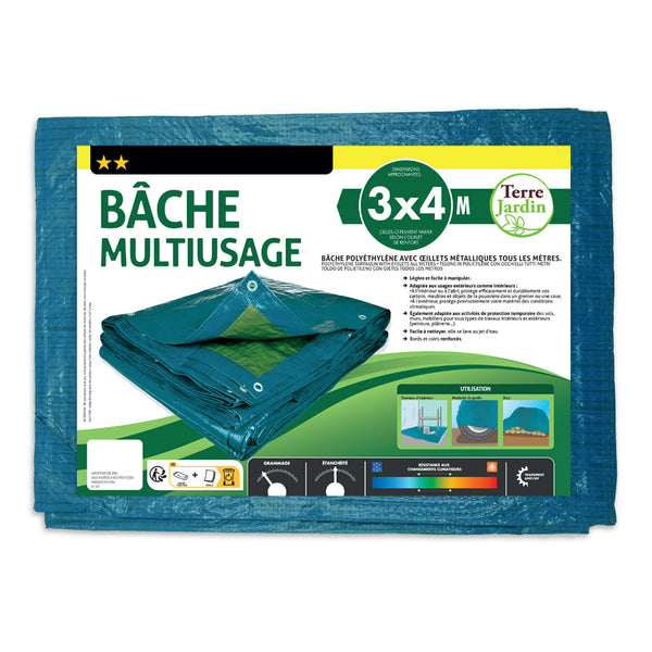 BÂCHE MULTIUSAGE (3) & BÂCHE MULTIUSAGE  3 X 4 M (1)