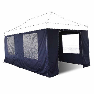 MURS TENTE PLIANTE PRO 3 X 6 M & MURS TENTE PLIANTE PRO 3 X 6 M BLEUE