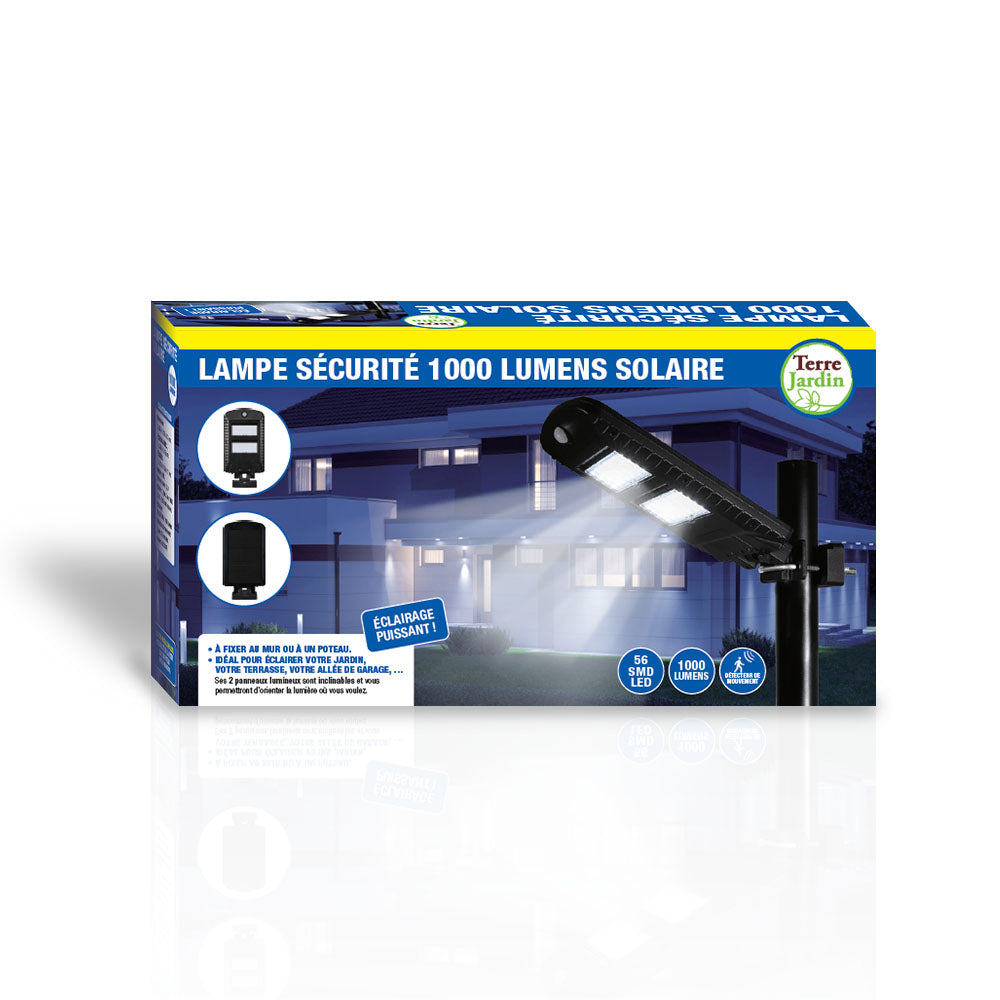 LAMPE SÉCURITÉ 1000 LUMENS SOLAIRE (3)