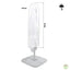HOUSSE PARASOL DÉPORTÉ PLASTIQUE BLANC (1)