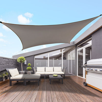 VOILE D'OMBRAGE EXTENSIBLE RECTANGULAIRE (1) & VOILE D'OMBRAGE EXTENSIBLE 2,5 X 3 M TAUPE (1)