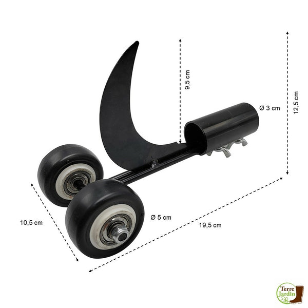 TÊTE DE DÉSHERBAGE MANUELLE SUR ROUES (1)