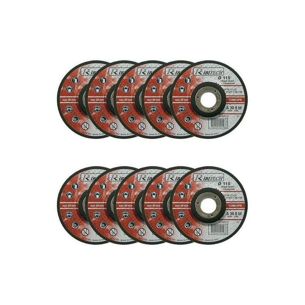 DISQUE FER Ø 115 MM X10 & DISQUE FER Ø 125 MM X10 & DISQUE FER Ø 230 X10