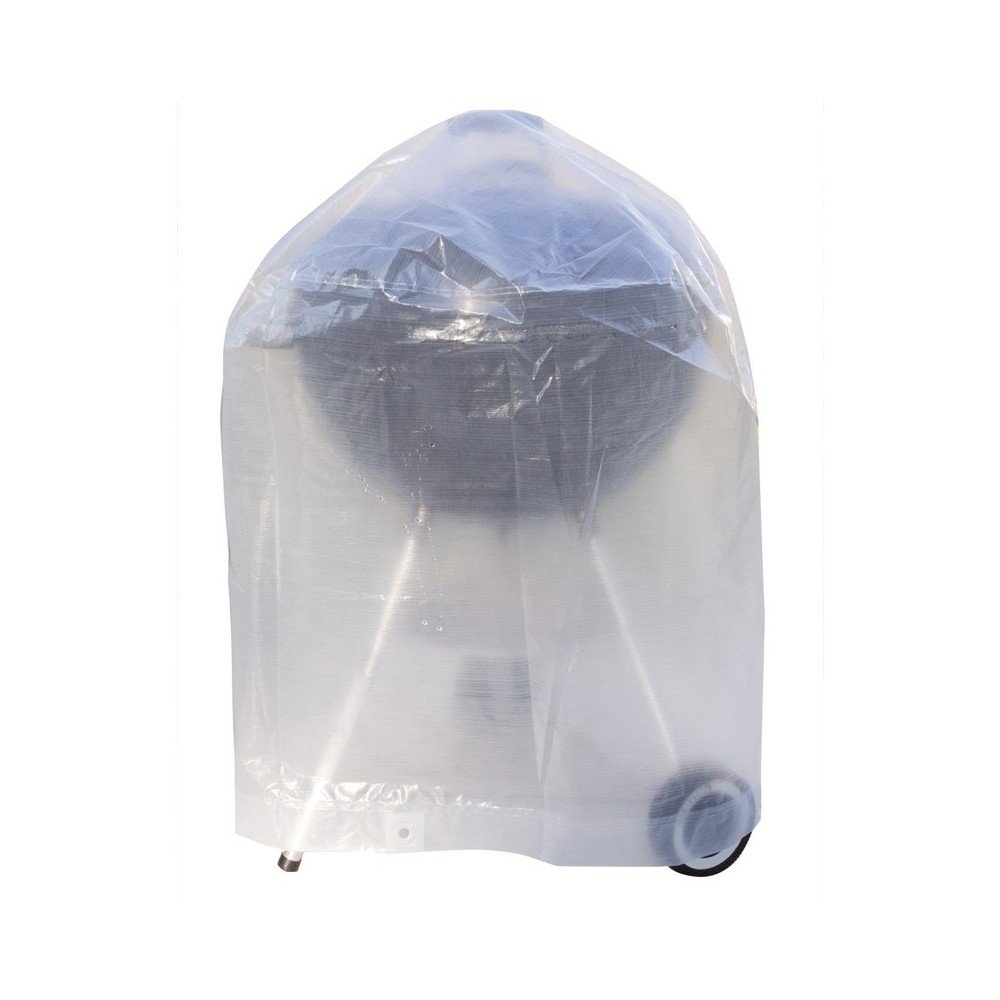 HOUSSE BARBECUE ROND PLASTIQUE BLANC